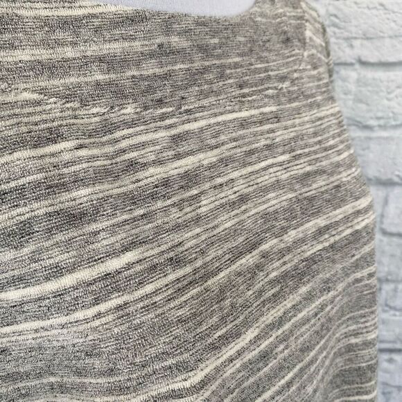 Talbots Women L cotton blend scoopneck Longsleeve textured pullover top - Picture 2 of 13